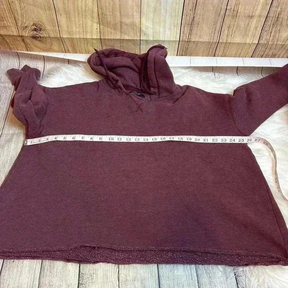 American Eagle Outfitters AE Boxy Washed Out Maroon Hoodie size M - Picture 10 of 10